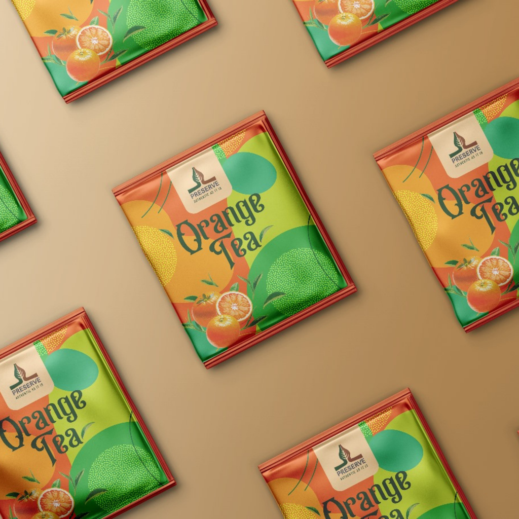 PRESERVE Orenge Tea, mix with Ceylon Black Tea with Orange Flavor