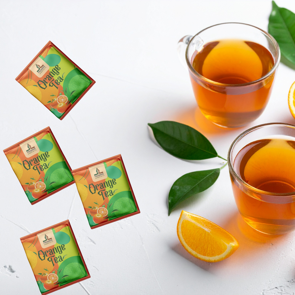 PRESERVE Orenge Tea, mix with Ceylon Black Tea with Orange Flavor