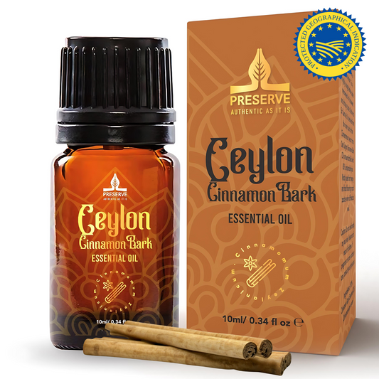 Ceylon Cinnamon Bark Essential Oil, 100% Pure Natural Oil, Undiluted, 10ml/0.34oz