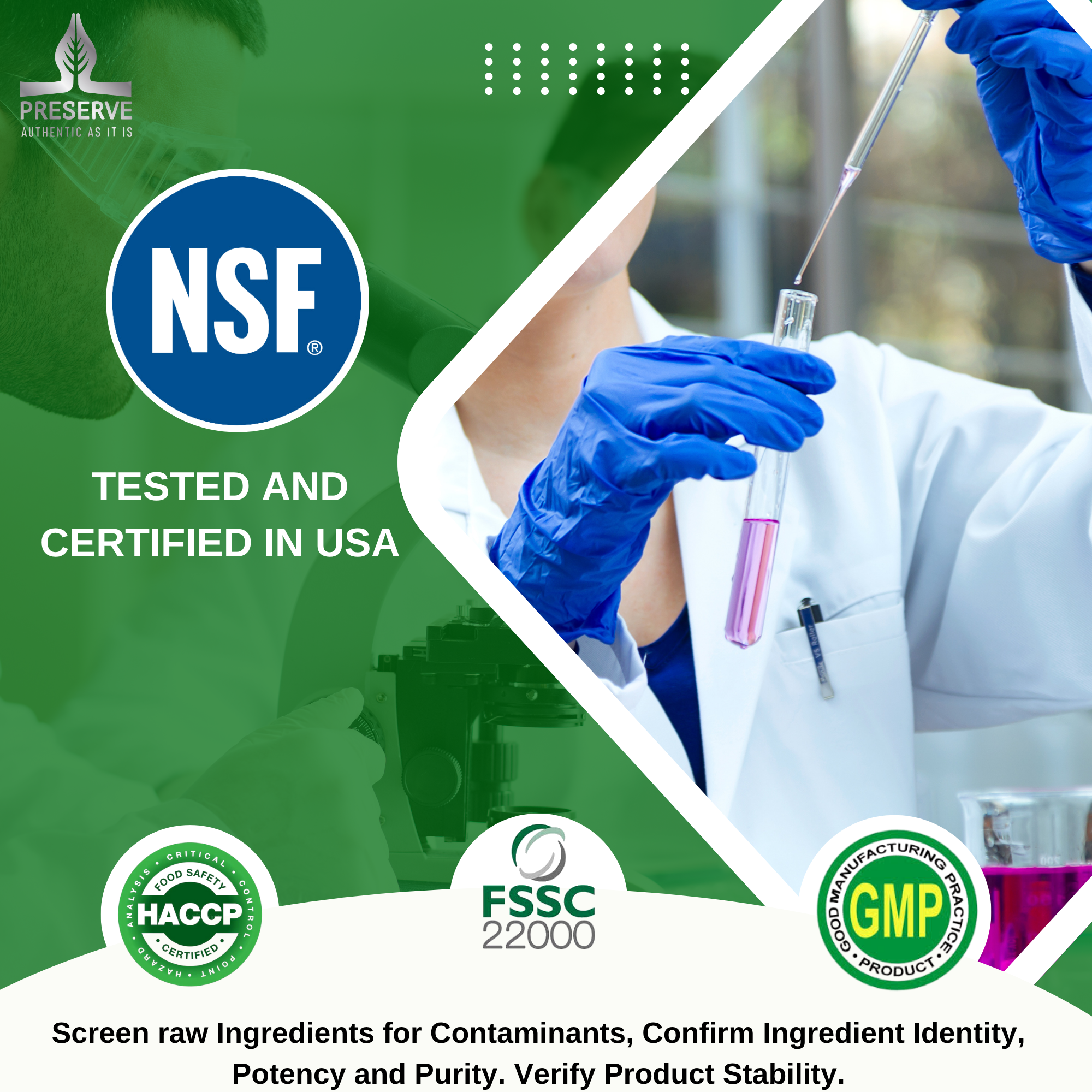 Pure Moringa Oleifera Capsules | NSF Certified | Two Month Supplement | Nutrient-Rich Vegetarian Green Superfood. Non GMO, 60 Capsules. Made in Sri Lanka.
