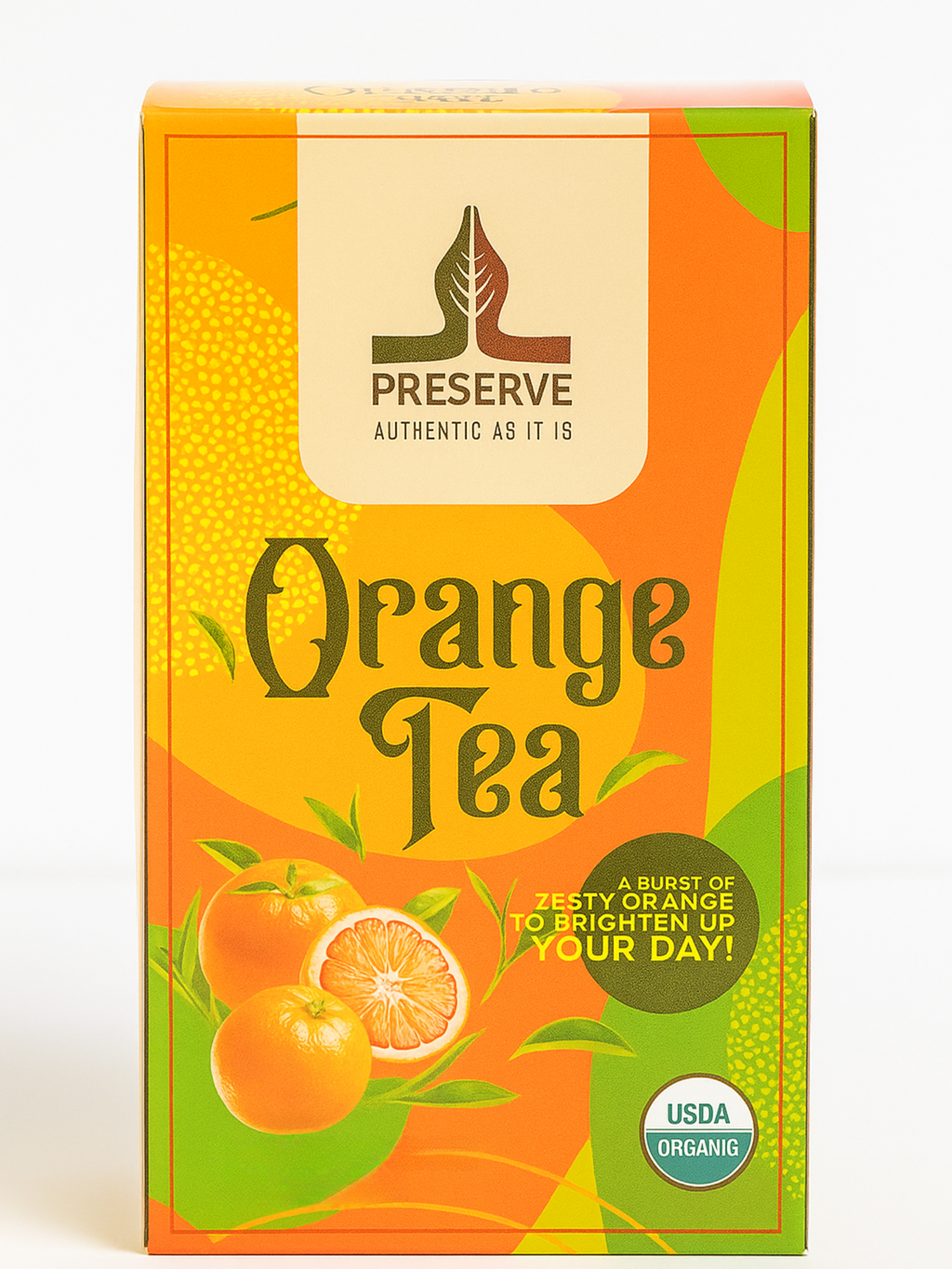 PRESERVE Orenge Tea, mix with Ceylon Black Tea with Orange Flavor